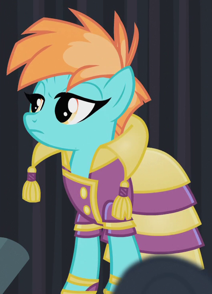 Size: 532x738 | Tagged: safe, derpibooru import, screencap, pony, rarity takes manehattan, background pony, solo, tangerine tassels