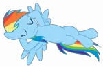 Size: 9622x6244 | Tagged: absurd resolution, artist:serenawyr, derpibooru import, on back, rainbow dash, resting, safe, simple background, solo, .svg available, transparent background, vector