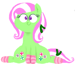 Size: 254x214 | Tagged: artist:windows 95, clothes, derpibooru import, flockmod, g3, minty, picture for breezies, safe, simple background, socks, solo, striped socks, transparent background