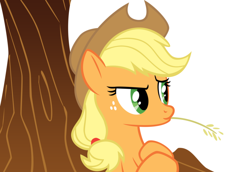 Size: 5333x4000 | Tagged: safe, artist:isaacmorris, derpibooru import, applejack, lesson zero, absurd resolution, .psd available, simple background, solo, transparent background, tree, vector