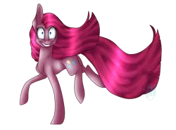 Size: 2700x2000 | Tagged: safe, artist:immagoddampony, derpibooru import, pinkie pie, insanity, pinkamena diane pie, simple background, solo, transparent background