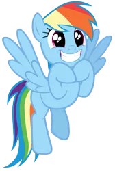 Size: 7000x10400 | Tagged: safe, artist:tardifice, derpibooru import, rainbow dash, stranger than fan fiction, absurd resolution, cute, dashabetes, excited, floating, photoshop, simple background, solo, transparent background, vector