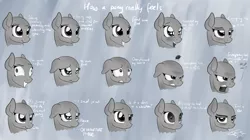 Size: 7500x4200 | Tagged: safe, artist:falcotte, derpibooru import, pony, absurd resolution, angry, art, bald, base, bedroom eyes, brony, crying, cute, easter egg, expression, expressions, face, feels, filly, funny, insanity, reaction, sad, screaming, sketch, smiling