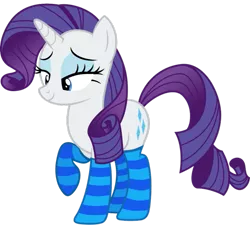 Size: 931x859 | Tagged: safe, artist:tabrony23, derpibooru import, rarity, pony, unicorn, clothes, female, mare, raised hoof, simple background, socks, solo, striped socks, transparent background, vector