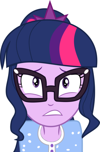 Size: 1932x2931 | Tagged: safe, artist:limedazzle, derpibooru import, sci-twi, twilight sparkle, equestria girls, legend of everfree, clothes, glasses, pajamas, reaction, scared, simple background, solo, that was fast, transparent background, vector