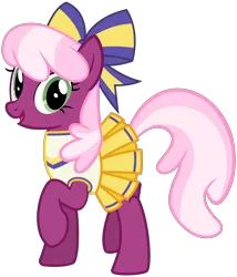 Size: 3000x3500 | Tagged: safe, artist:cheezedoodle96, derpibooru import, cheerilee, pony, the cart before the ponies, .svg available, cheerileeder, cheerleader, cheerleader outfit, cute, female, hair bow, looking at you, mare, simple background, smiling, solo, svg, transparent background, vector