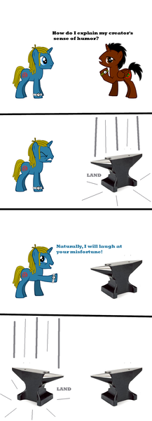 Size: 1000x2761 | Tagged: anvil, comic, derpibooru import, disease not alicorn, oc, oc abuse, oc:bob, oc:pete perfection, safe, unofficial characters only