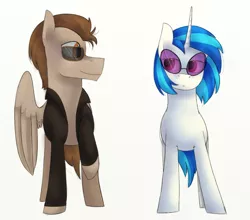 Size: 818x720 | Tagged: artist:amber flicker, derpibooru import, oc, oc:toffee scotch, safe, vinyl scratch