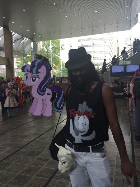 Size: 2448x3264 | Tagged: artist:rj_para, bray wyatt, bronycon, bronycon 2016, clothes, cosplay, costume, derpibooru import, human, irl, irl human, photo, pinkie pie, safe, starlight glimmer, wwe