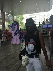 Size: 2448x3264 | Tagged: artist:rj_para, bray wyatt, bronycon, bronycon 2016, clothes, cosplay, costume, derpibooru import, human, irl, irl human, photo, pinkie pie, safe, starlight glimmer, wwe