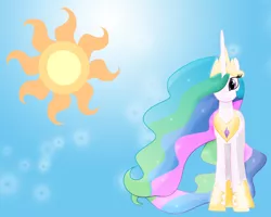 Size: 1280x1024 | Tagged: artist:togekisspika35, derpibooru import, princess celestia, safe, solo, wallpaper