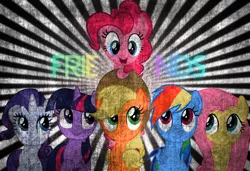 Size: 2398x1640 | Tagged: applejack, artist:bronyyay123, derpibooru import, fluttershy, mane six, pinkie pie, rainbow dash, rarity, safe, twilight sparkle, wallpaper