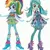 Size: 640x640 | Tagged: safe, artist:cimmi cumes, derpibooru import, lyra heartstrings, rainbow dash, equestria girls, legend of everfree, camp fashion show outfit, clothes, concept art, equestria girls prototype, high heels, image, jpeg, shoes, sneakers