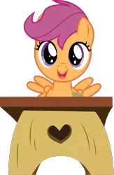 Size: 1951x3000 | Tagged: artist:limedazzle, cute, cutealoo, derpibooru import, inkscape, open mouth, safe, scootaloo, simple background, solo, transparent background, vector