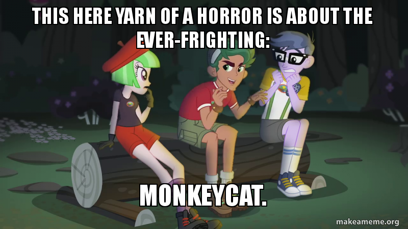 Size: 800x450 | Tagged: safe, derpibooru import, edit, edited screencap, screencap, drama letter, microchips, timber spruce, watermelody, equestria girls, legend of everfree, exploitable meme, hey arnold, image macro, meme, timber spruce's scary story