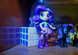 Size: 2856x2022 | Tagged: safe, artist:ultron98, artist:white mist, derpibooru import, rarity, human, equestria girls, doll, equestria girls minis, female, figure, funko, mystery minis, toy