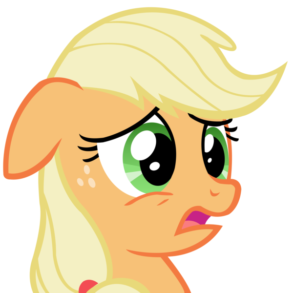 Size: 3000x3000 | Tagged: applejack, artist:vexorb, derpibooru import, missing accessory, safe, simple background, solo, transparent background, vector