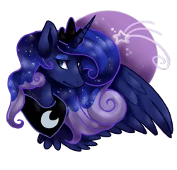 Size: 1200x1151 | Tagged: artist:belovedfoxx, derpibooru import, princess luna, safe, solo