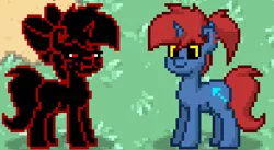 Size: 391x214 | Tagged: derpibooru import, oc, oc:caki, photo shoot of caki, ponified, pony town, safe, undertale, undyne