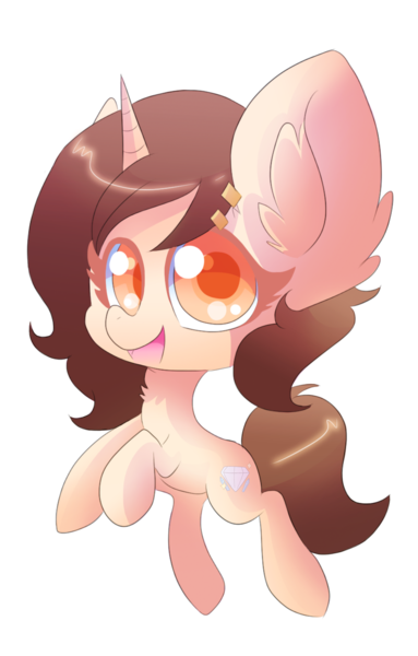Size: 872x1367 | Tagged: safe, artist:blazemizu, derpibooru import, oc, unofficial characters only, chibi, commission, cute, ear fluff, simple background, solo, transparent background