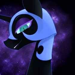 Size: 1250x1250 | Tagged: artist:lunar-march, bust, derpibooru import, nightmare moon, portrait, safe, solo