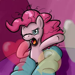 Size: 2000x2000 | Tagged: artist:osakaoji, balloon, derpibooru import, pinkie pie, safe, sleepyhead, solo