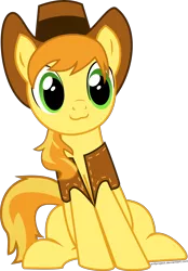 Size: 6000x8604 | Tagged: safe, artist:arifproject, derpibooru import, braeburn, pony, :3, absurd resolution, braebetes, catface, cute, sitting, sitting catface meme, solo