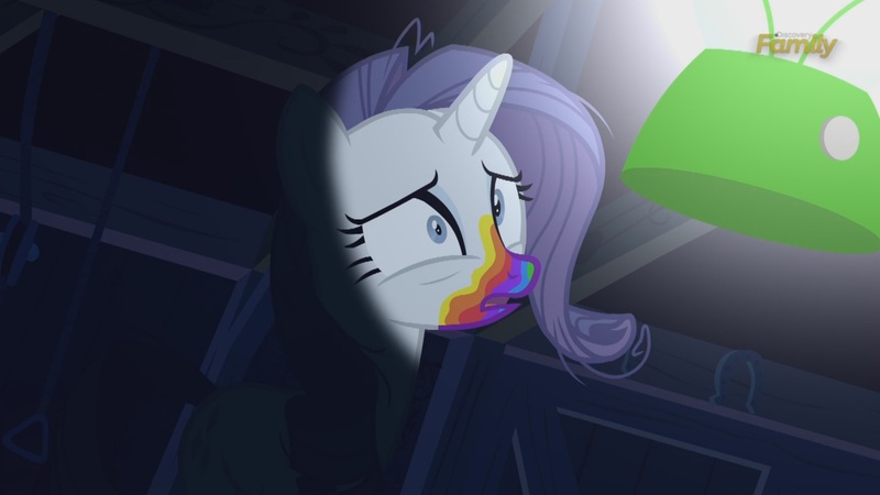 Size: 2549x1433 | Tagged: safe, derpibooru import, screencap, rarity, pony, 28 pranks later, cookie zombie, discovery family logo, preview, solo, trailer