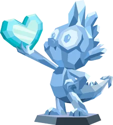 Size: 4512x4999 | Tagged: absurd resolution, artist:chrzanek97, crystal, crystal heart, derpibooru import, safe, simple background, solo, spike, spike statue, statue, .svg available, tacky, the crystalling, transparent background, vector