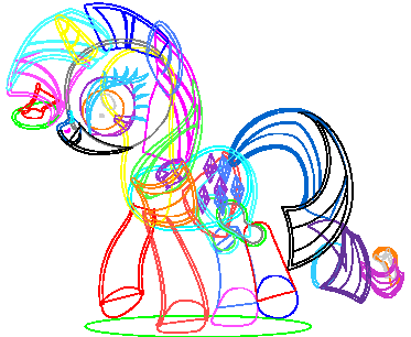 Size: 373x306 | Tagged: animated, derpibooru import, rarity, safe, simple background, skeleton, solo, source needed, transparent background, walk cycle, wireframe
