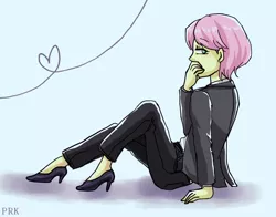 Size: 700x550 | Tagged: suggestive, artist:prk, derpibooru import, fluttershy, equestria girls, bishie, bishonen, butterscotch, clothes, crossdressing, equestria guys, high heels, male, pixiv, rule 63, shoes, solo, sultry pose, twink