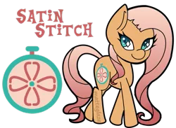 Size: 551x404 | Tagged: safe, artist:matteglaze, derpibooru import, oc, oc:satin stitch, unofficial characters only, earth pony, pony, adoptable, embroidery, solo