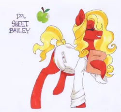 Size: 438x404 | Tagged: artist:frozensoulpony, derpibooru import, oc, oc:sweet bailey, offspring, parent:applejack, parent:jet set, parents:applejet, safe, solo, unofficial characters only