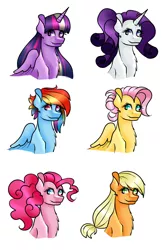 Size: 1200x1800 | Tagged: safe, artist:wildnature03, derpibooru import, applejack, fluttershy, pinkie pie, rainbow dash, rarity, twilight sparkle, twilight sparkle (alicorn), alicorn, pony, mane six, older