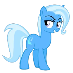 Size: 2400x2400 | Tagged: safe, artist:the smiling pony, derpibooru import, trixie, pony, unicorn, .svg available, female, grin, mare, simple background, smiling, solo, svg, transparent background, vector