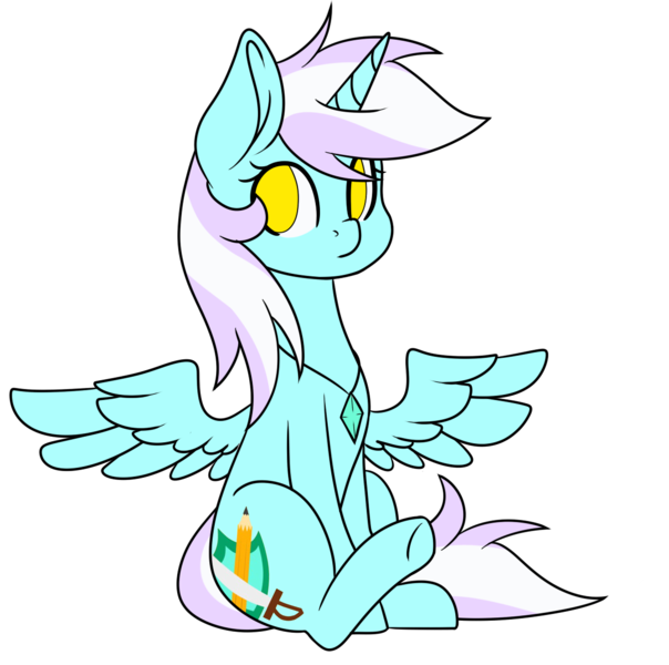 Size: 1219x1210 | Tagged: safe, artist:ohhoneybee, derpibooru import, oc, oc:wind blade, unofficial characters only, alicorn, pony, alicorn oc, jewelry, necklace, solo