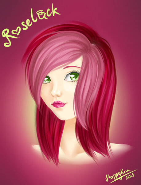 Size: 1024x1339 | Tagged: artist:happyksu, derpibooru import, human, humanized, roseluck, safe, solo