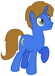 Size: 704x960 | Tagged: safe, derpibooru import, oc, oc:scribble, unofficial characters only, pony, unicorn, cutie mark, male, pencil, stallion