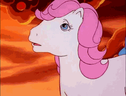 Size: 474x360 | Tagged: safe, derpibooru import, screencap, megan williams, sundance, human, pony, escape from catrina, animated, comforting, consoling, g1, talking
