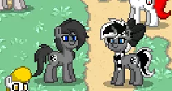 Size: 263x140 | Tagged: derpibooru import, long lost sisters, oc, oc:kenos, pony town, safe, unofficial characters only