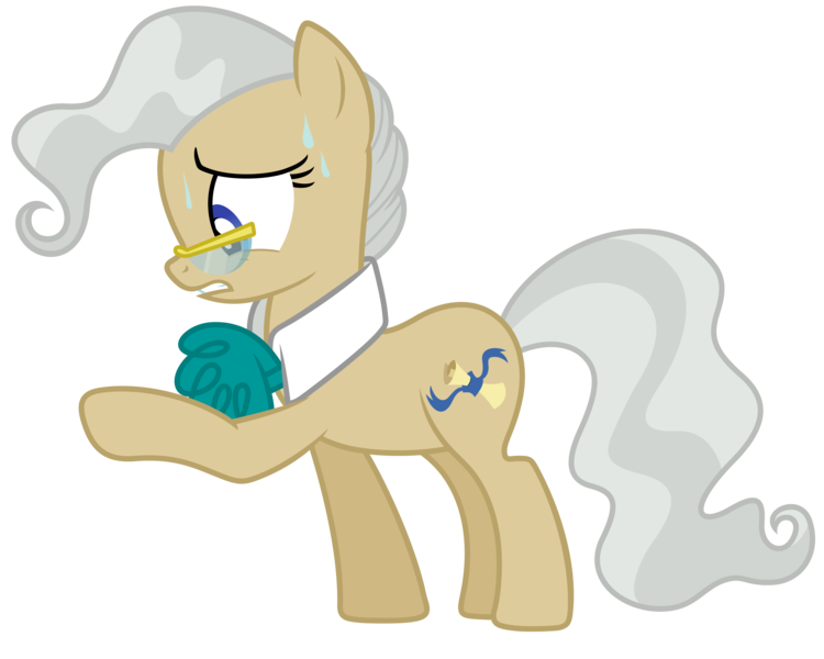 Size: 7500x6000 | Tagged: safe, artist:reginault, derpibooru import, mayor mare, earth pony, pony, bloom and gloom, .svg available, absurd resolution, simple background, solo, sweat, transparent background, vector