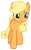Size: 7000x11300 | Tagged: safe, artist:tardifice, derpibooru import, applejack, earth pony, pony, hearthbreakers, absurd resolution, hatless, missing accessory, sad, simple background, solo, transparent background, vector