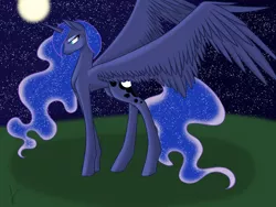 Size: 1024x768 | Tagged: artist:drawitwriteit, derpibooru import, princess luna, safe, solo