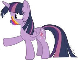 Size: 3900x3000 | Tagged: safe, artist:sollace, derpibooru import, twilight sparkle, twilight sparkle (alicorn), alicorn, pony, zombie, 28 pranks later, .svg available, cookie zombie, female, folded wings, mare, raised leg, simple background, solo, transparent background, vector