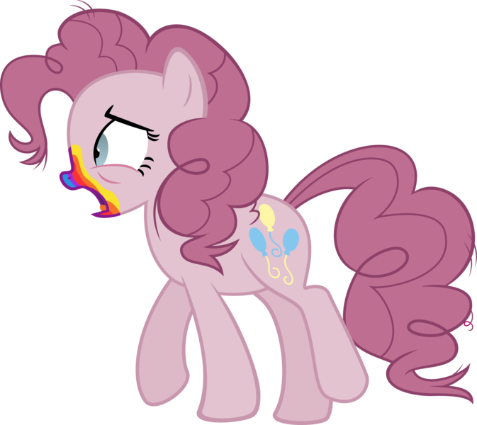 Size: 3365x3000 | Tagged: safe, artist:sollace, derpibooru import, pinkie pie, pony, zombie, 28 pranks later, .svg available, cookie zombie, open mouth, simple background, solo, transparent background, vector