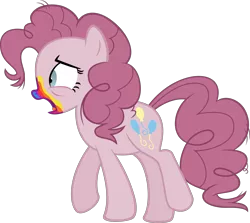 Size: 3365x3000 | Tagged: safe, artist:sollace, derpibooru import, pinkie pie, pony, zombie, 28 pranks later, .svg available, cookie zombie, open mouth, simple background, solo, transparent background, vector