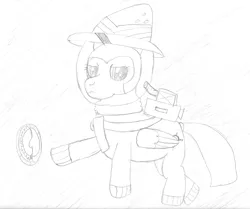 Size: 2020x1687 | Tagged: artist:2shyshy, astronaut, daring do, derpibooru import, monochrome, newbie artist training grounds, safe, solo, space, spacesuit