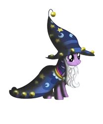 Size: 660x794 | Tagged: artist:derpyfanboy, derpibooru import, safe, simple background, solo, star swirl the bearded costume, transparent background, twilight sparkle, vector