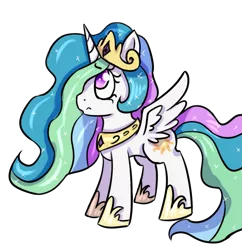 Size: 1163x1200 | Tagged: artist:missmeower, derpibooru import, princess celestia, safe, solo