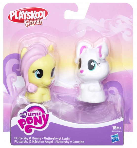 Size: 570x616 | Tagged: angel bunny, derpibooru import, fluttershy, official, playskool, playskool friends, rabbit, safe, toy